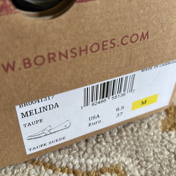 Born Suede Melinda Taupe Loafers NIB, never worn. Size 37, 6.5 - Picture 3 of 9